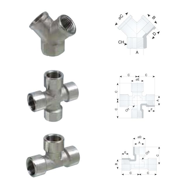 Fiac-Fittings 240, 250, 258